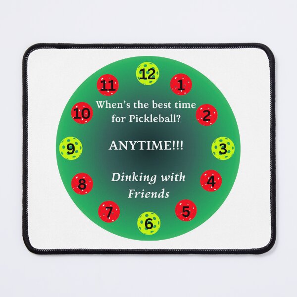 Item preview, When's the best time...anytime. Love for Pickleball designed and sold by Picklenut1969.