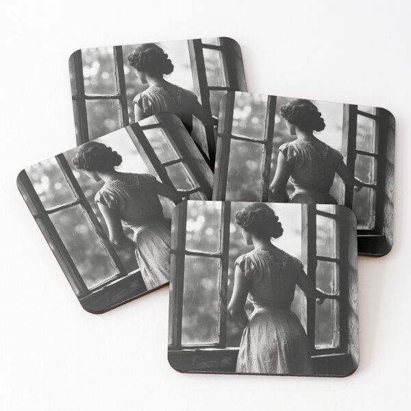 Item preview, The Woman Looking Out the Window designed and sold by Maioriz.