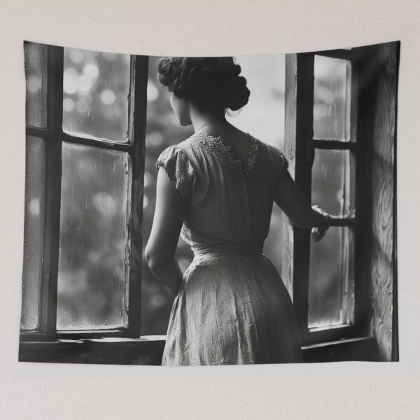 Item preview, The Woman Looking Out the Window designed and sold by Maioriz.