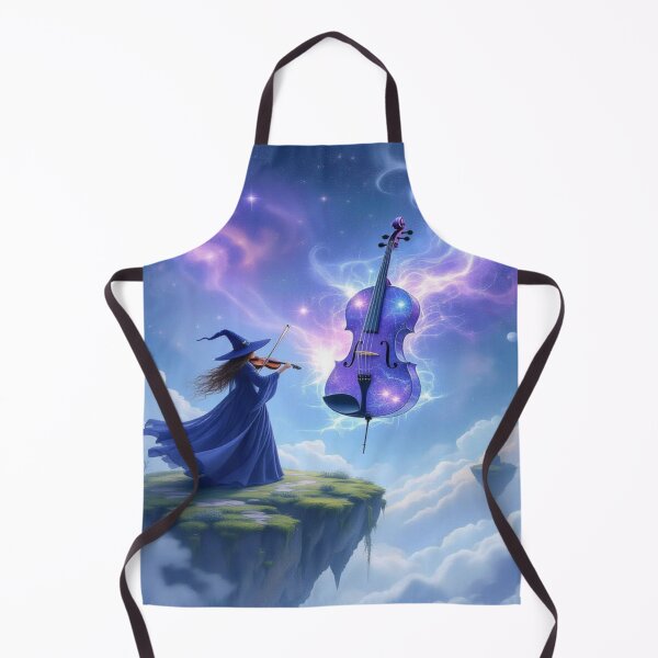 Item preview, Starlight Violin – A solitary witch conjures cosmic music on a drifting island of silence & spellwork designed and sold by FotoworldEdel.