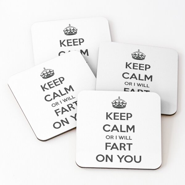 Item preview, Keep Calm or I Will Fart on You - Funny Best Farter I Mean Father Gift Ideas for Gassy People and Dad designed and sold by merkraht.
