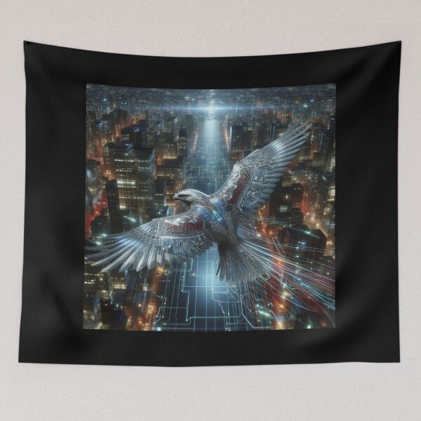 Item preview, Hawk of the Hypergrid designed and sold by DreamArt Creations.