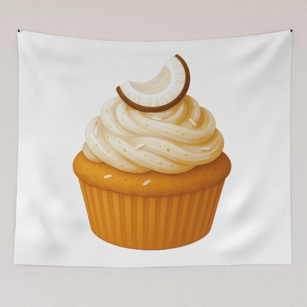 Item preview, Coconut Cupcake designed and sold by Eiraoff.