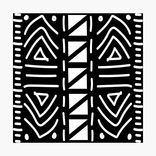 Item preview, Bogolan – Traditional African Pattern Inspired by Malian Fabric designed and sold by Wolagno.