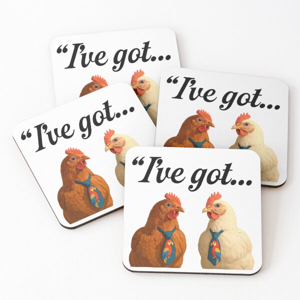 Item preview, I've Got Two Chickens In Parrot Ties designed and sold by acquiesce13.