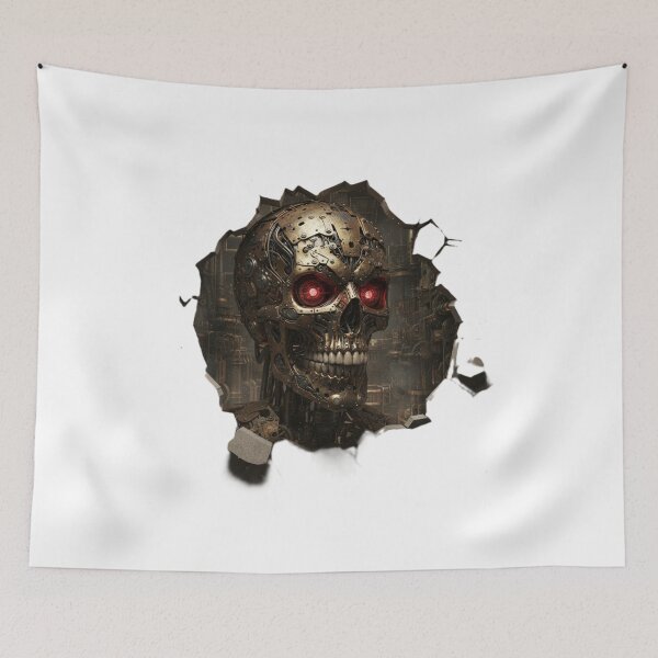 Item preview, Metallic Skull Breach designed and sold by CelticSoulShop.