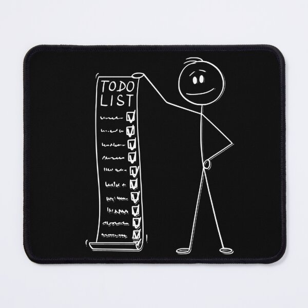 Item preview, Completed To-Do List Stickman designed and sold by Khadigadesings.