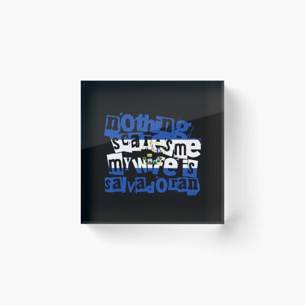 Item preview, Funny El Salvador Nothing Scares Me My Wife Is Salvadoran designed and sold by chrisrivait.