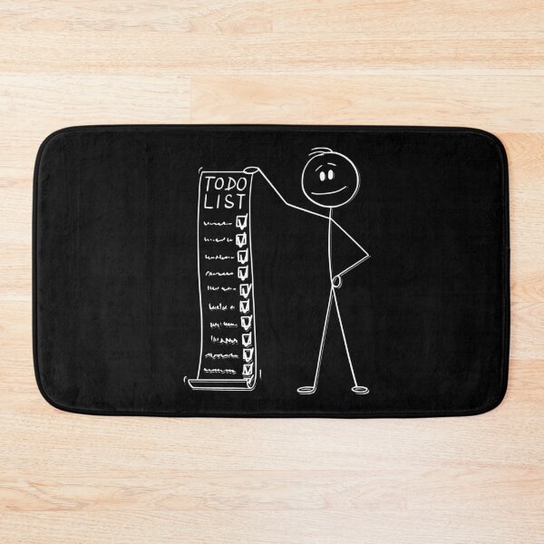 Item preview, Completed To-Do List Stickman designed and sold by Khadigadesings.