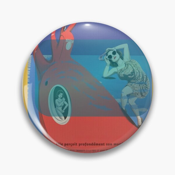 Item preview, 1960s-inspired French movie (or product) poster/ad: The Depth of a Woman designed and sold by GarfunkelGloom.
