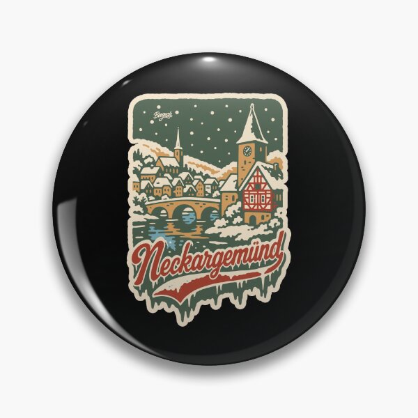 Item preview, Neckargemünd Winter Landscape designed and sold by Boogosh.