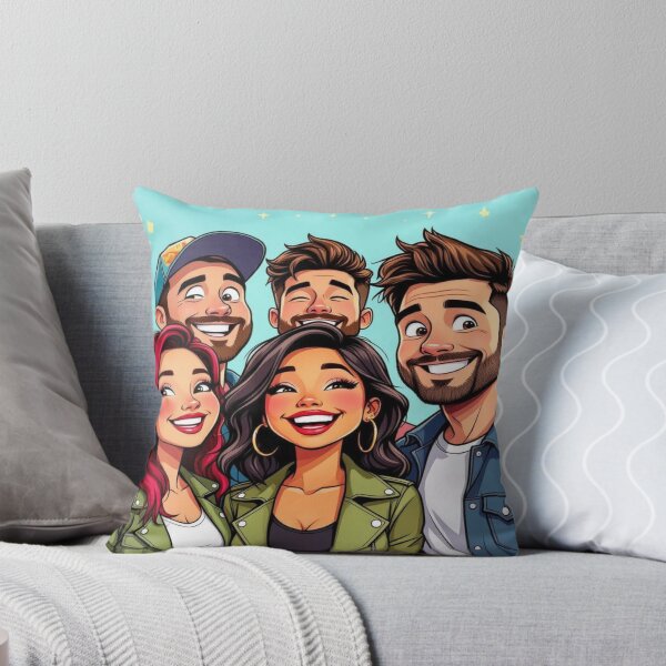 Item preview, DolledUp -Sparkling Togetherness – Cartoon vibes with five friends, united in joy, style & shared laughter designed and sold by FotoworldEdel.