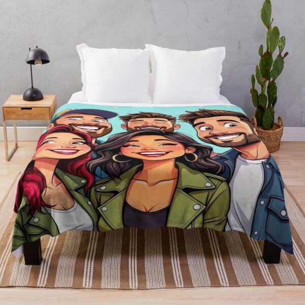 Item preview, DolledUp -Sparkling Togetherness – Cartoon vibes with five friends, united in joy, style & shared laughter designed and sold by FotoworldEdel.