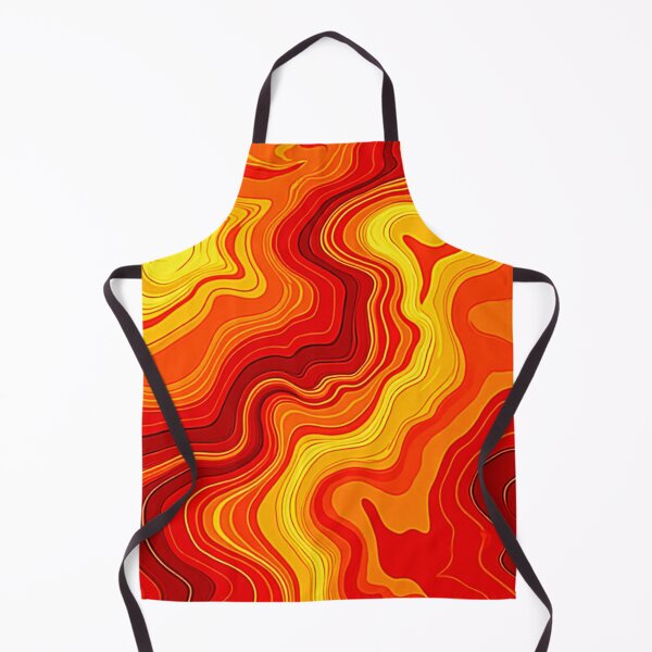 Item preview, Fiery Abstract Topography Art designed and sold by Health And Fitness Posts e-Store.