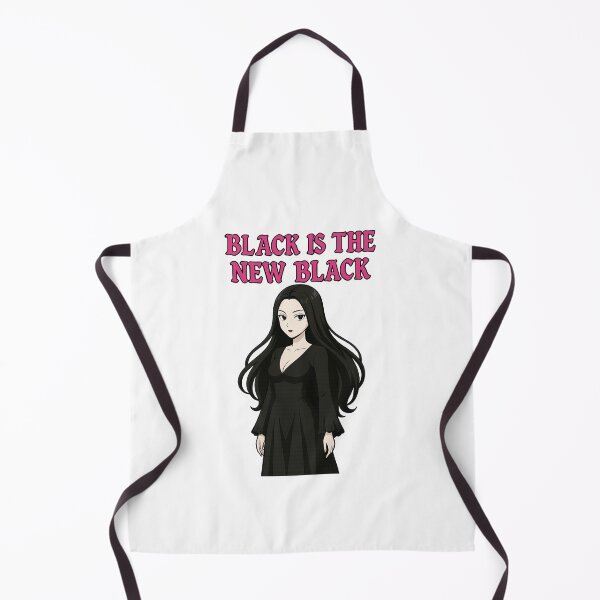 Item preview, Anime Gothic Cut Out "Black is the New Black" designed and sold by LNCareyMystic.