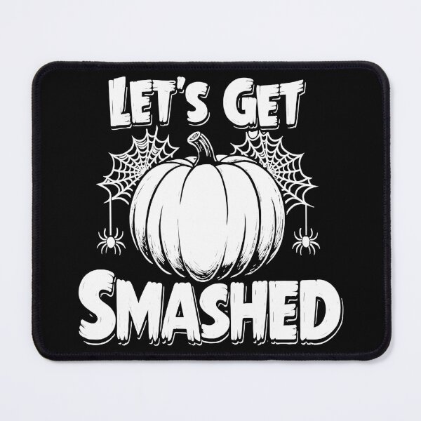 Item preview, Let’s Get Smashed – Funny Halloween Pumpkin Design designed and sold by DariusZD.