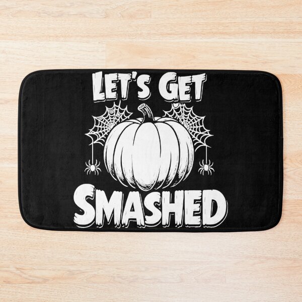 Item preview, Let’s Get Smashed – Funny Halloween Pumpkin Design designed and sold by DariusZD.