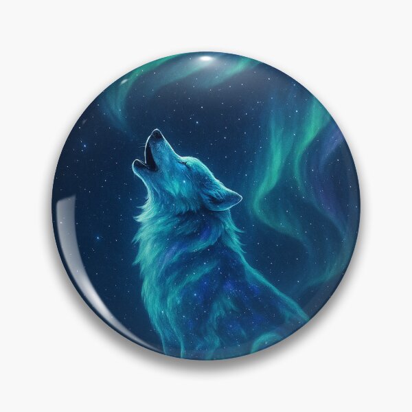 Artikelvorschau, Wolf des Nordlichts entworfen und verkauft von MindprintStudio.