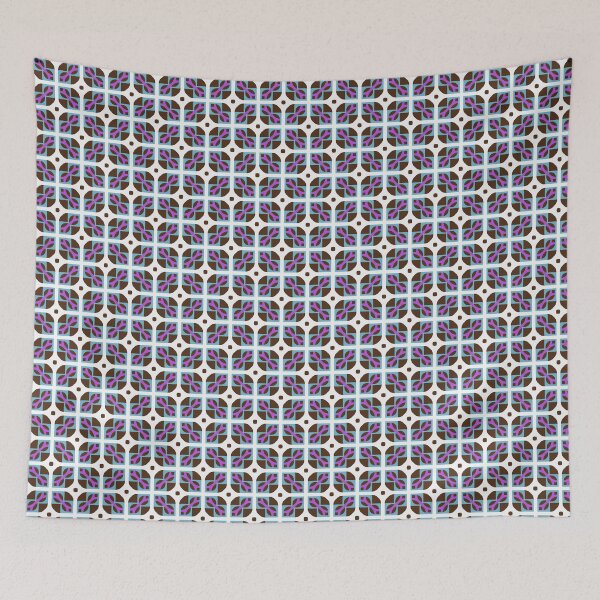 Item preview, sixties artwork 60's seamless colorful repeat pattern designed and sold by Abrahamjrnd.