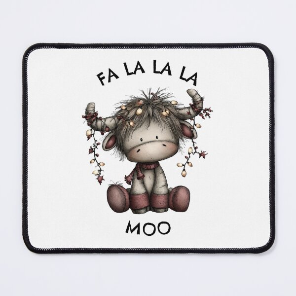 Item preview, Mooey Christmas Y’all – Cute Highland Cow Holiday Tee designed and sold by DigiWoosh.