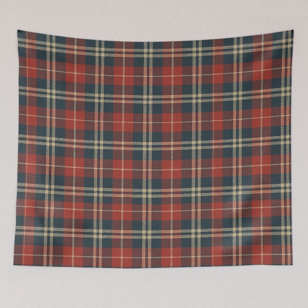 Item preview, Red Navy Tartan Plaid, Scottish Checkered classic, Buffalo check, Gingham, Windowpane, Madras, Argyle, Glen, Heritage designed and sold by CharmedVille.