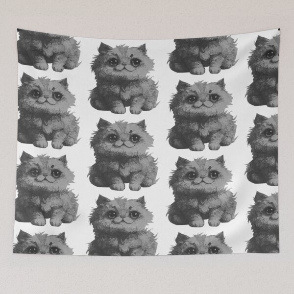 Item preview, Fluffy Persian Cat designed and sold by kinpirks.
