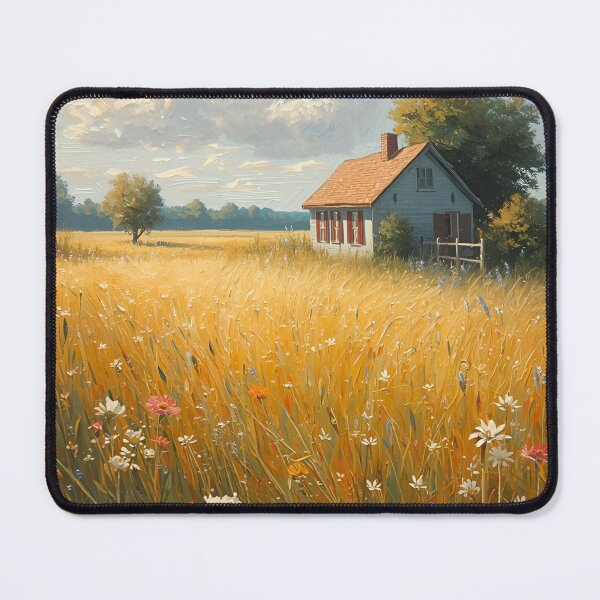 Item preview, Another house in the fields with flowers,  designed and sold by Anisha  Vaz.