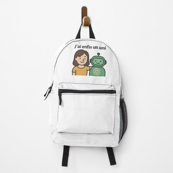 Item preview, I Finally Have a FriendVF – Funny AI Design | Chatbot & Human Friendship designed and sold by JonathanP514.