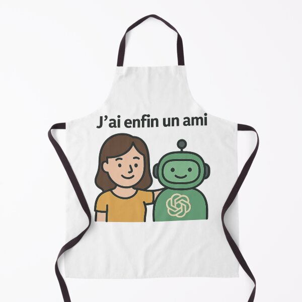Item preview, I Finally Have a FriendVF – Funny AI Design | Chatbot & Human Friendship designed and sold by JonathanP514.