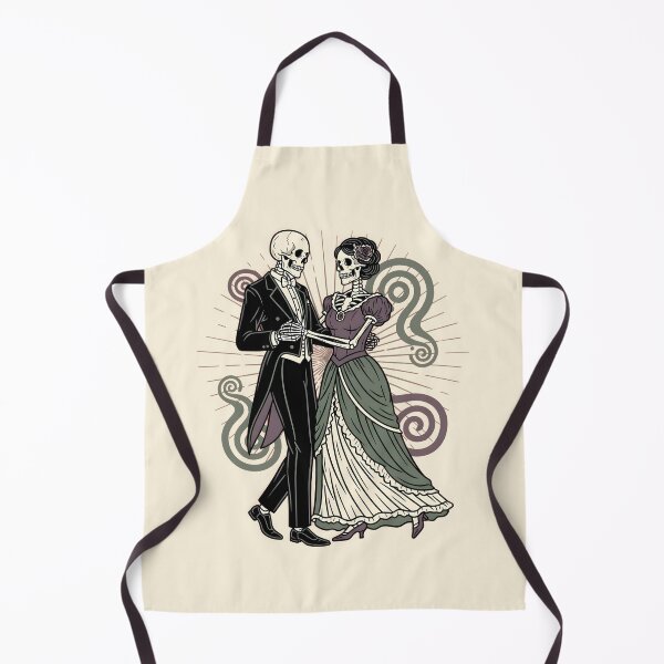 Item preview, Elegant Vintage Halloween Dancing Skeletons designed and sold by EnziGartig.