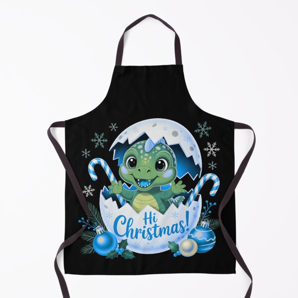 Item preview, Hi Christmas Dino – Cute Baby Dinosaur Christmas Egg Design designed and sold by CalmDownZone ⭐️⭐️⭐️⭐️⭐️.