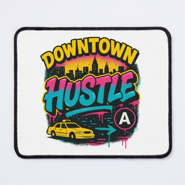 Item preview, Downtown Hustle – NYC Street Vibes Tee designed and sold by bisha.