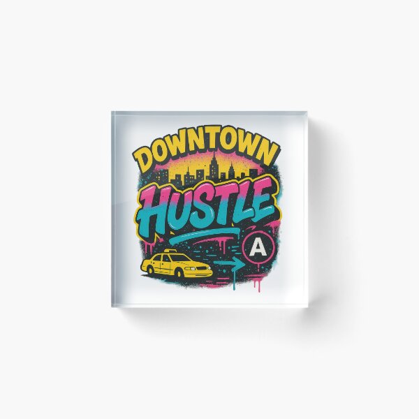 Item preview, Downtown Hustle – NYC Street Vibes Tee designed and sold by bisha.