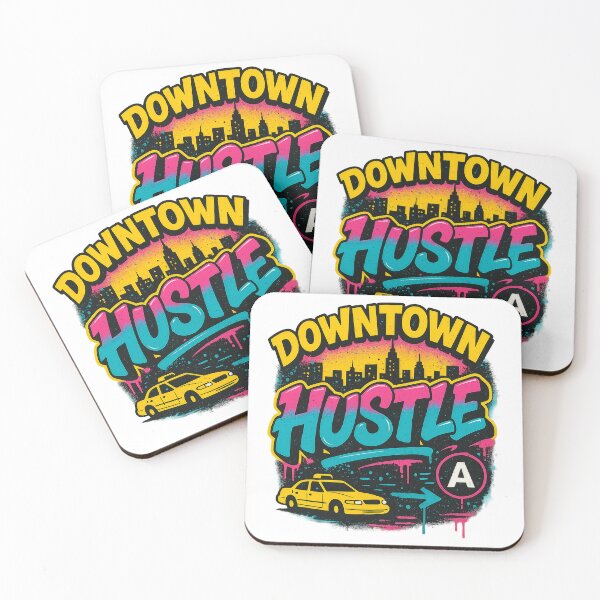 Item preview, Downtown Hustle – NYC Street Vibes Tee designed and sold by bisha.