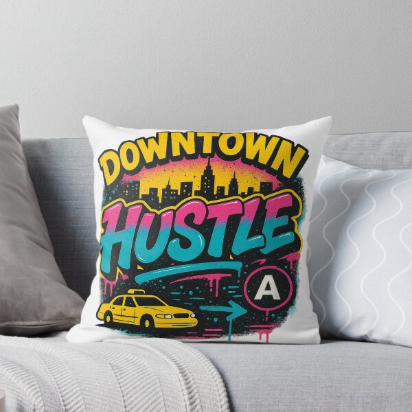 Item preview, Downtown Hustle – NYC Street Vibes Tee designed and sold by bisha.