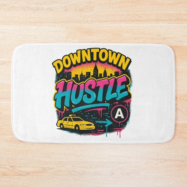 Item preview, Downtown Hustle – NYC Street Vibes Tee designed and sold by bisha.
