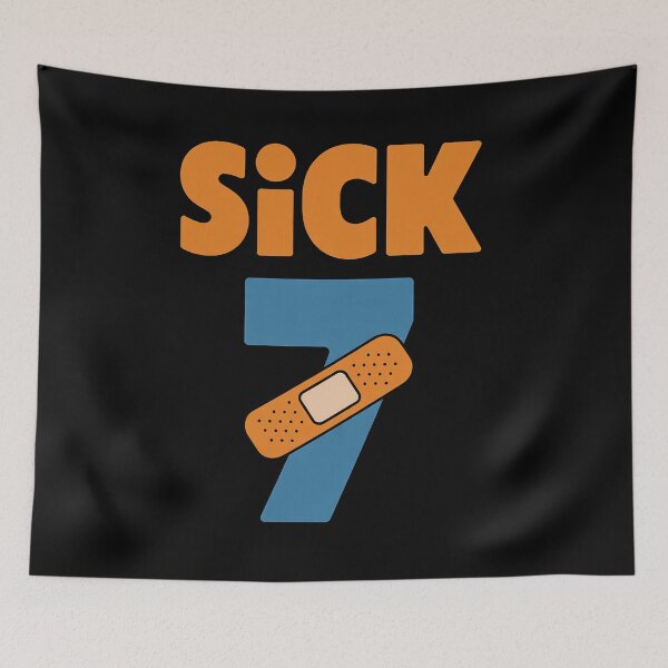 Item preview, Sick Seven Meme Tee Six Seven 6 7 Fun Wordplay designed and sold by levdone.
