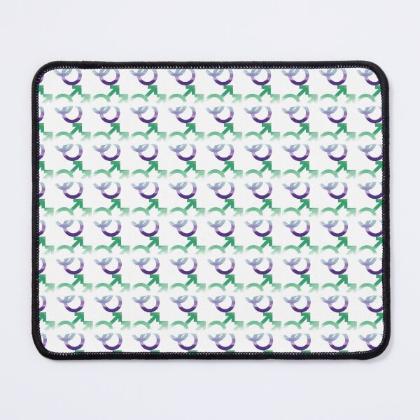 Item preview, Abstract Painted Gay Pride Mars Symbol (MLM) designed and sold by RyanGDesign.