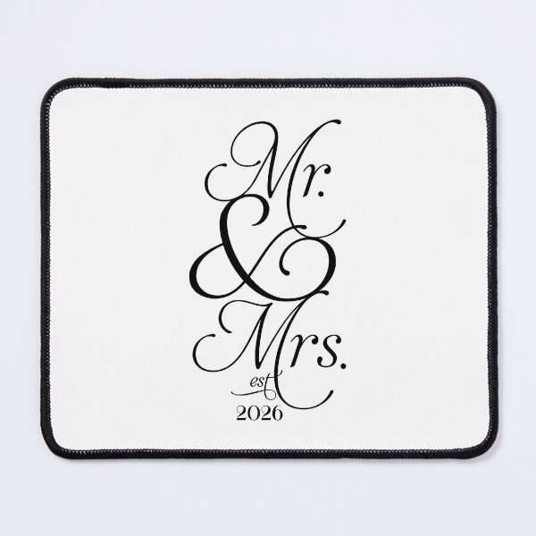 Item preview, Mr & Mrs est 2026 designed and sold by CreativeEmpires.