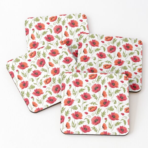 Item preview, Poppies field design designed and sold by HolmeProud.