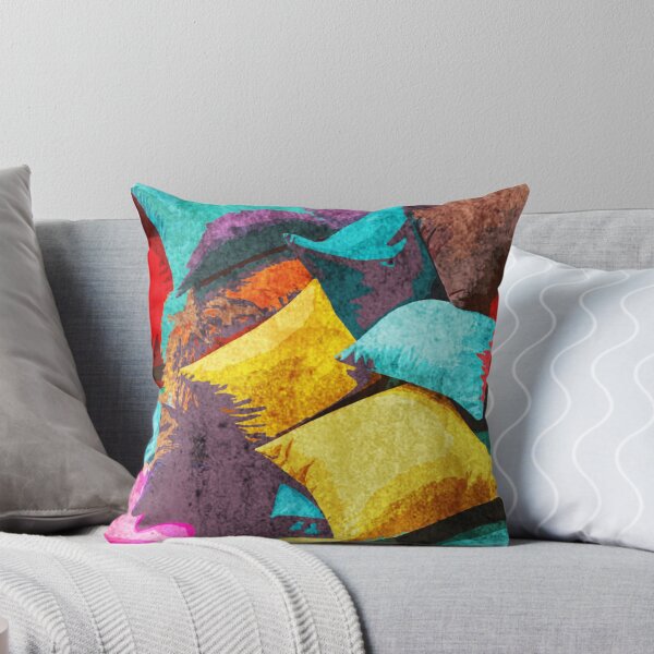 Item preview, Abstract pillows designed and sold by kinpirks.