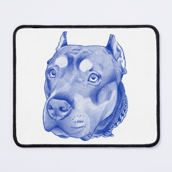 Item preview, V dog biro drawing original designed and sold by etchtattz.