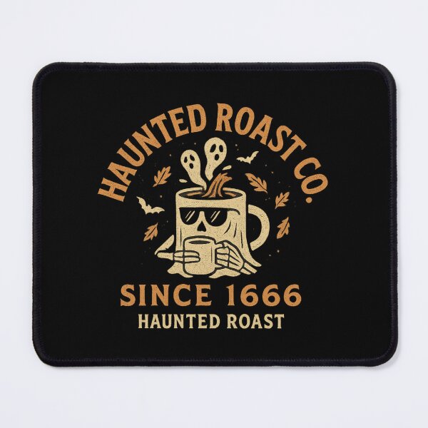 Item preview, Haunted Roast Co. – Funny Halloween Coffee Ghost Design (Since 1666) designed and sold by AddictiveDesign.