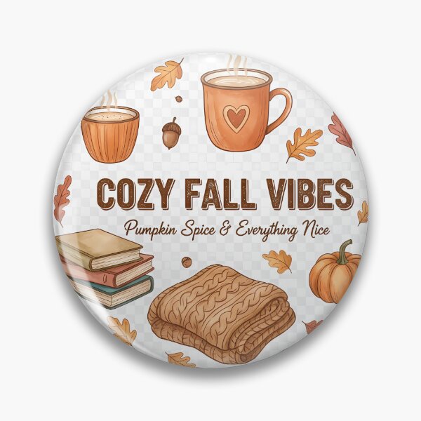 Item preview, Cozy Fall Vibes Pumpkin Spice & Everything Nice Autumn Graphic designed and sold by TajSprinklz.