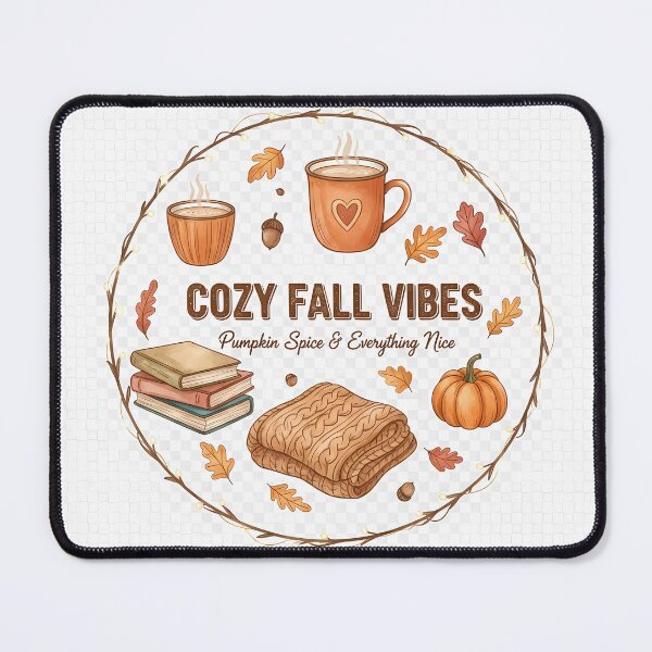 Item preview, Cozy Fall Vibes Pumpkin Spice & Everything Nice Autumn Graphic designed and sold by TajSprinklz.