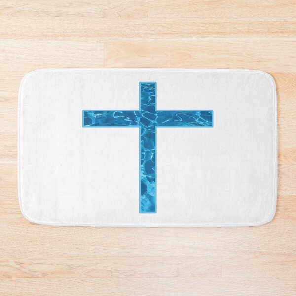 Item preview, Heavenly Pure Water Blue Cross designed and sold by Brainstorming99.