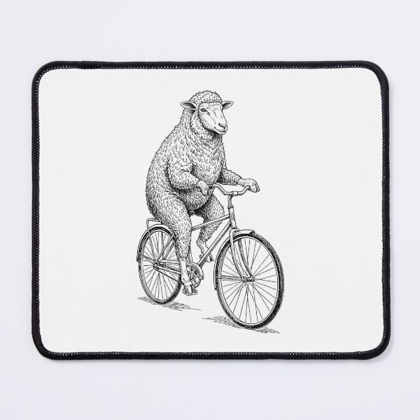 Item preview, Cycling Bicycle Sheep Vintage Cyclist Funny Biker Animal designed and sold by GrandeDuc.