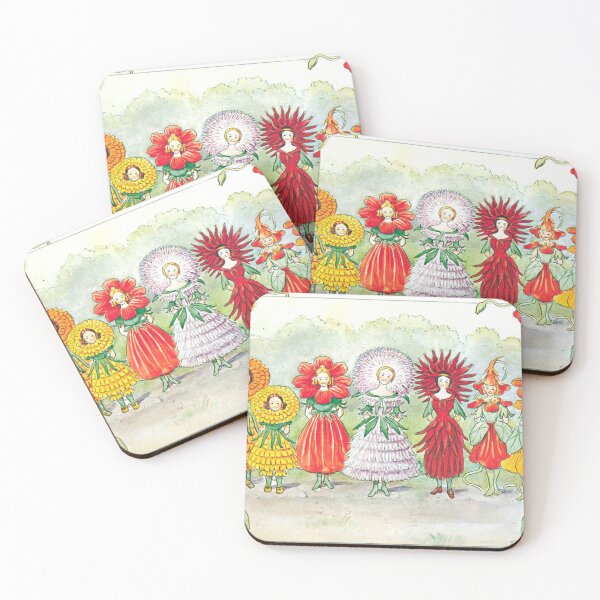 Item preview, Elsa Beskow Whimsical Flower Ladies and Girls designed and sold by Deannaboh.