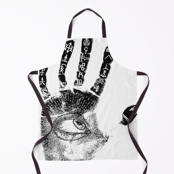 Item preview, All Seeing Eye - Esoteric Hand Print in Black Ink designed and sold by 8thSin.