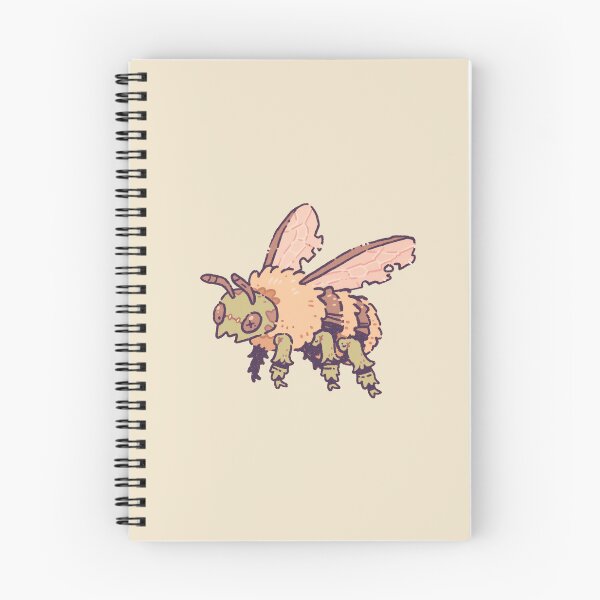 Item preview, Zombie Bee Zombee, pastel cartoon undead bumblebee illustration designed and sold by Magnificent Lizard.